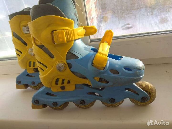Роликовые коньки детские раздвижные