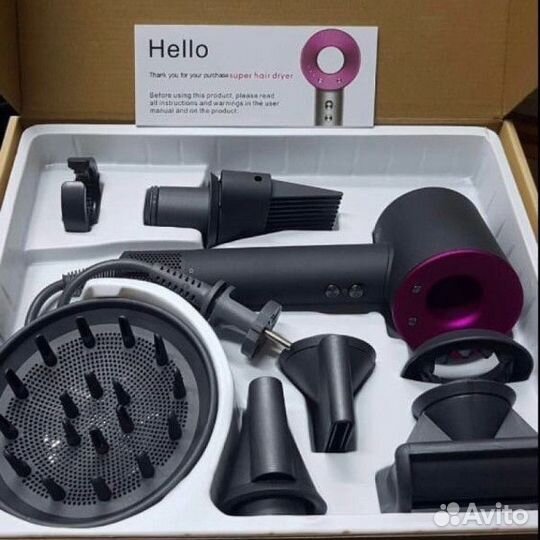 Фен Dyson + Стайлер dyson 5 в 1 / премиум