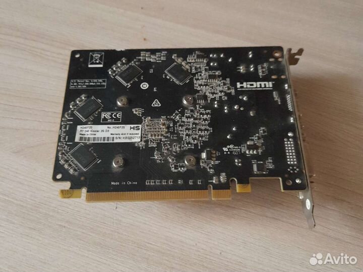 Видеокарта h240f2g