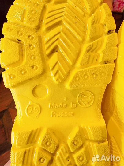 Детские резиновые сапоги