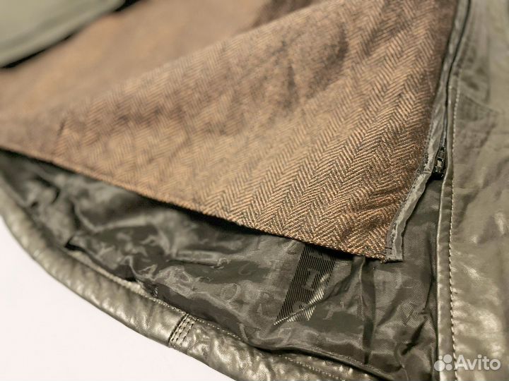 Мужская зимняя кожаная куртка Hartwich