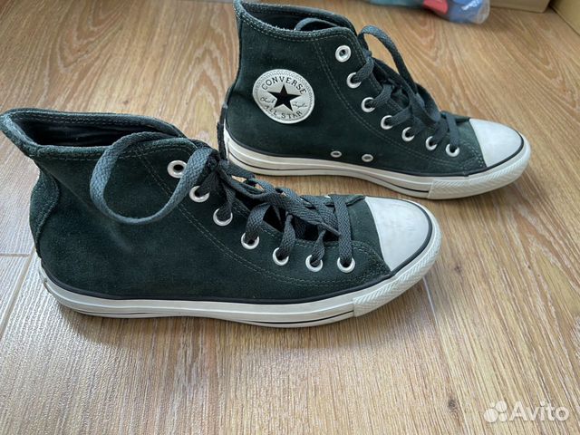 Высокие кеды Converse, оригинал, замша