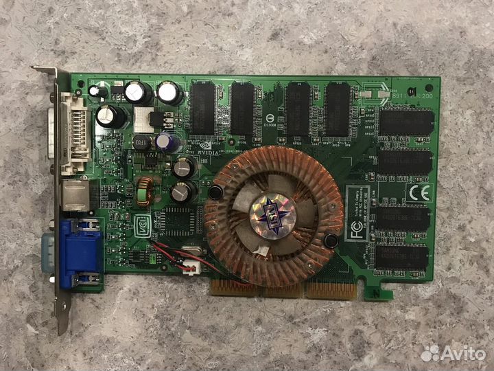 Видеокарта MSI fx5600 128mb