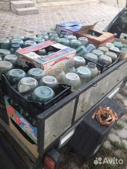 Банки 3л стекленные много