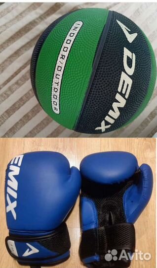 Бокс перчатки детс 6oz Demix, Баскетбол мяч