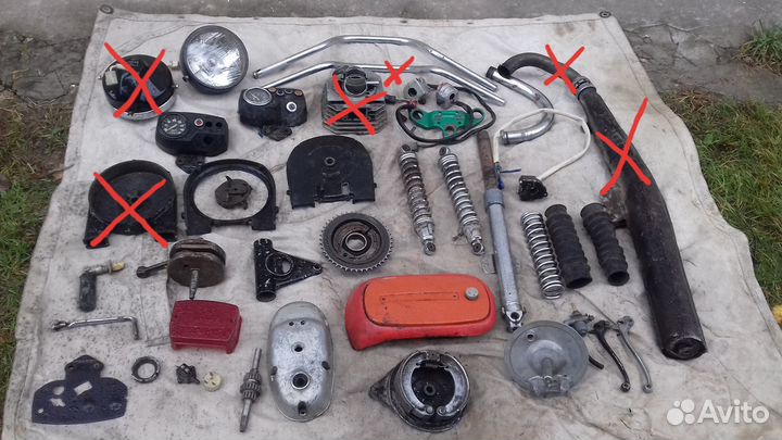 Запчасти на мотоцикл восход 3м