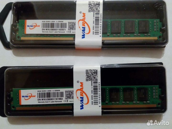 Оперативная память DDR3 16 Gb (2x8Gb) 1866 мгц