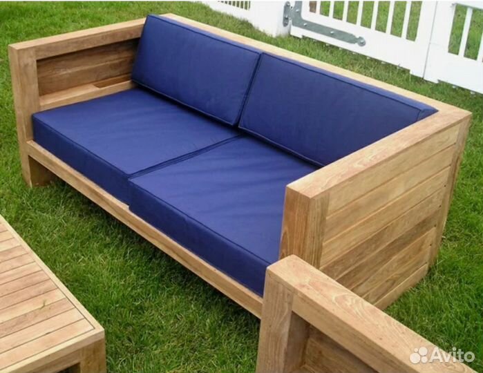 Подушки для садовой мебели. Шторы на веранду