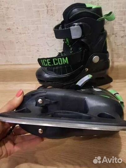 Коньки детские 26-29р. Ice com