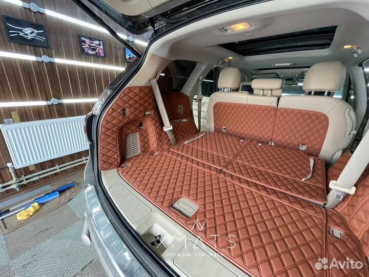 3D Коврики в багажник для Nissan Pathfinder 4