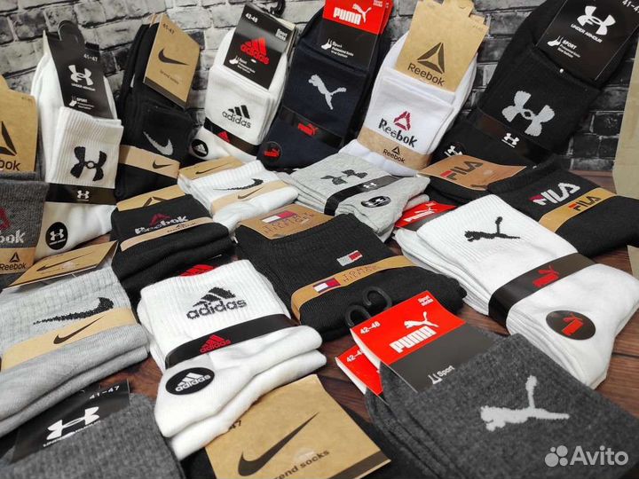 Носки nike adidas tommy lacoste puma качество