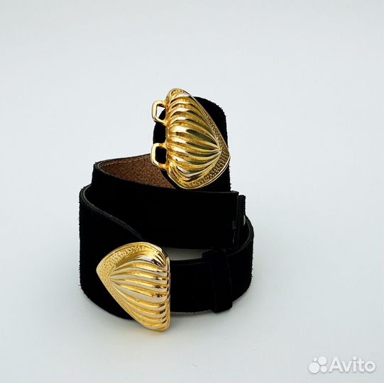 Ремень замша винтаж