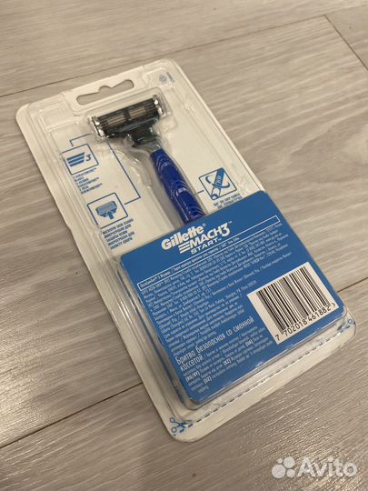 Бритва со сменной касетой gillette mach3 start