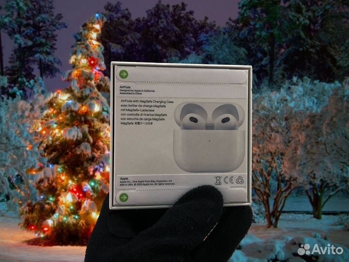 AirPods 3 NEW 2023 (Гарантия + Чехол)
