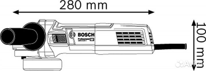 Ушм болгарка Bosch GWS 9-125 S