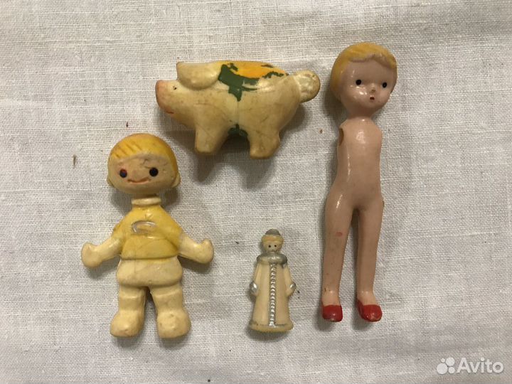 Игрушки СССР (резиновые, пластик, колкий пластик)