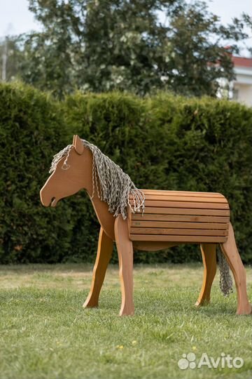 Деревянная лошадка Jumper для детских игр