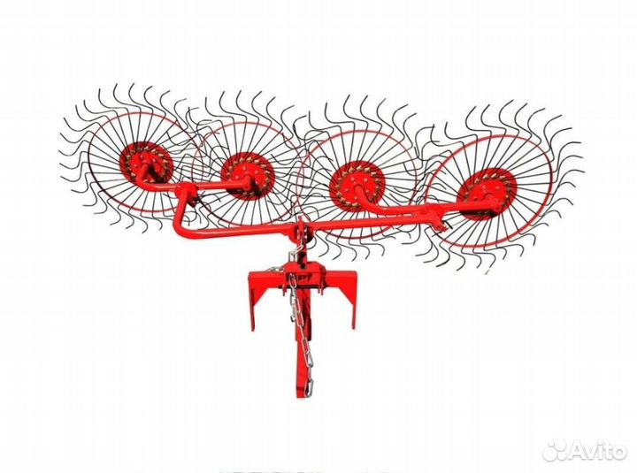 Ворошилка колесно-пальцевая вм-4 для мотоблока