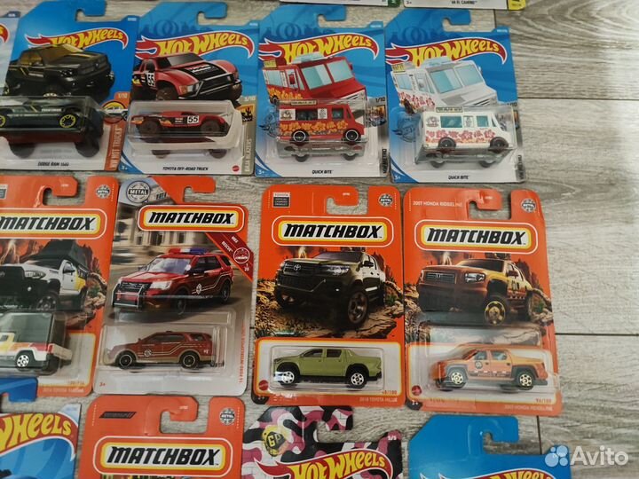 Hot Wheels Matchbox пикапы, джипы, автобусы