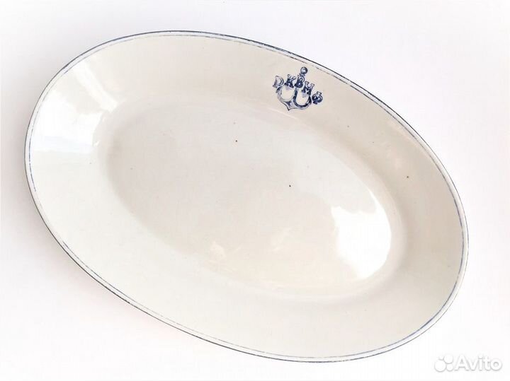 Блюдо рквмф (2 шт.), СССР, 1930-е гг, 20*30 см