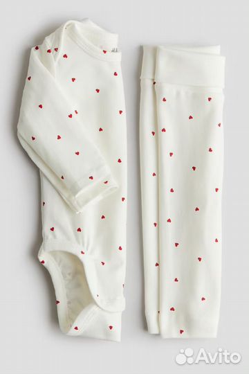 Комплект боди ползунки H&M 50 56 68 74