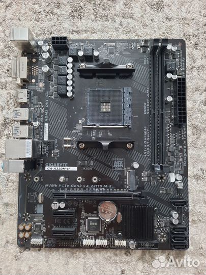 Материнская плата gigabyte GA-A320M-S2H V2