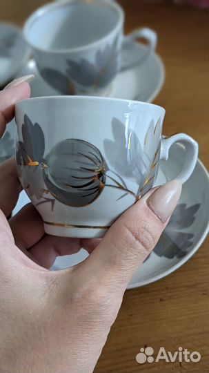 Кофейный набор чешский фарфор Czecho