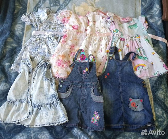 Вещи пакетом на девочку 92 98