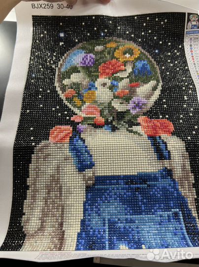 Алмазная вышивка готовая работа