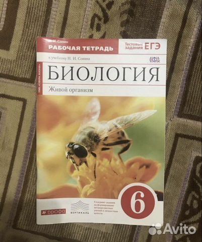 Биология 6 класс рабочая тетрадь