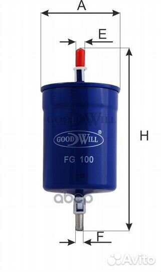 Фильтр топливный FG100 Goodwill