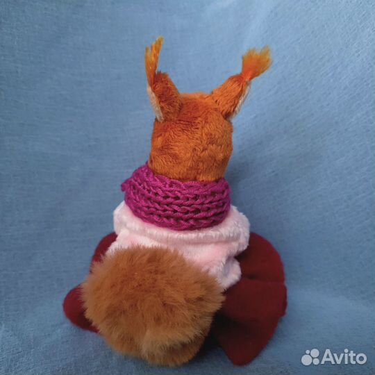 Игрушки ручная работа Белка Лиса Заяц 11 см