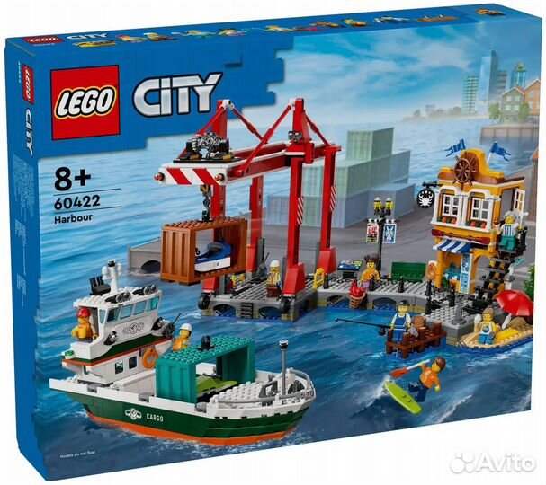 Lego City 60422 - Приморская гавань с грузовым суд