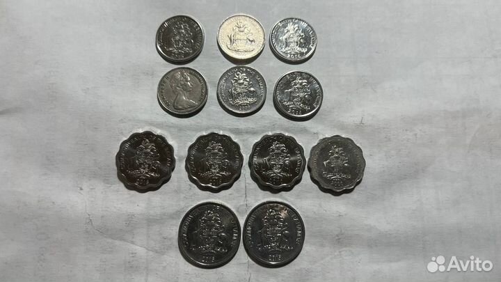 Монеты Багамские острова