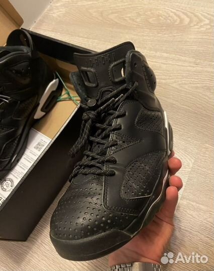 Кроссовки Jordan 6 black cat