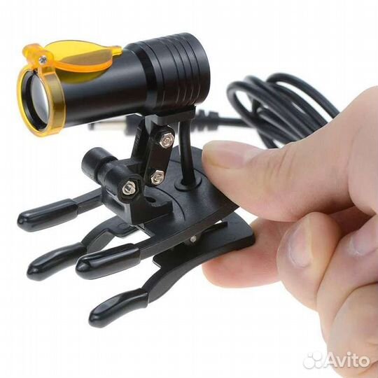 Бинокулярные очки с осветителем