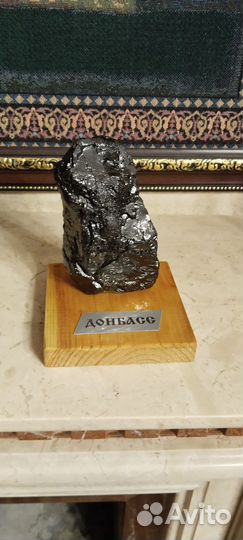 Статуэтка уголь натуральный