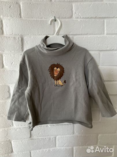 Водолазка zara со львом 18-24 92