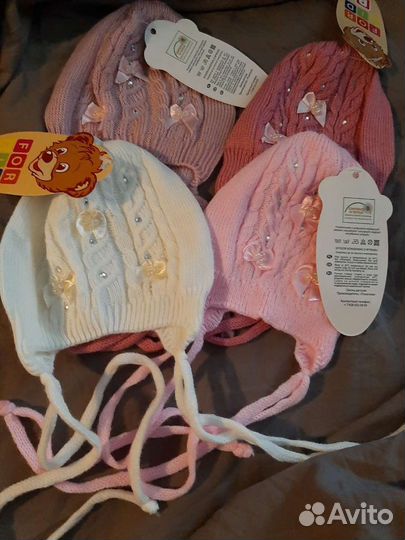 Шапочка детская для девочки