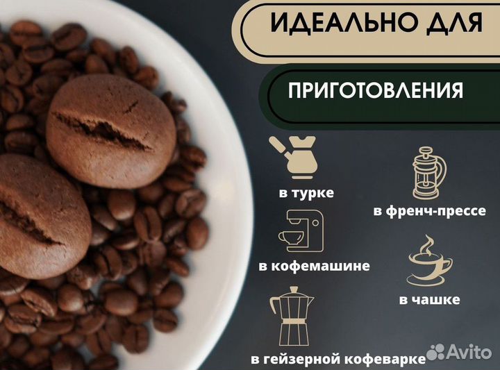 Кофе в зернах 1 кг арабика Lavazza Qualita Oro