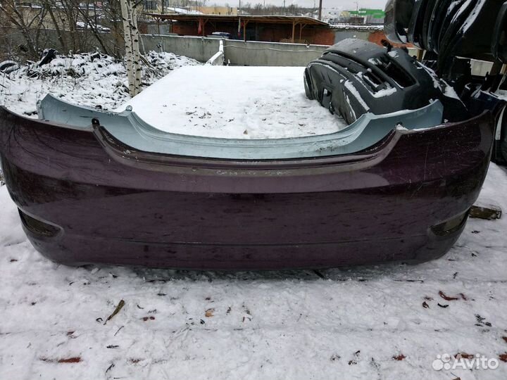 Бампер задний Hundai Solaris до рестайл