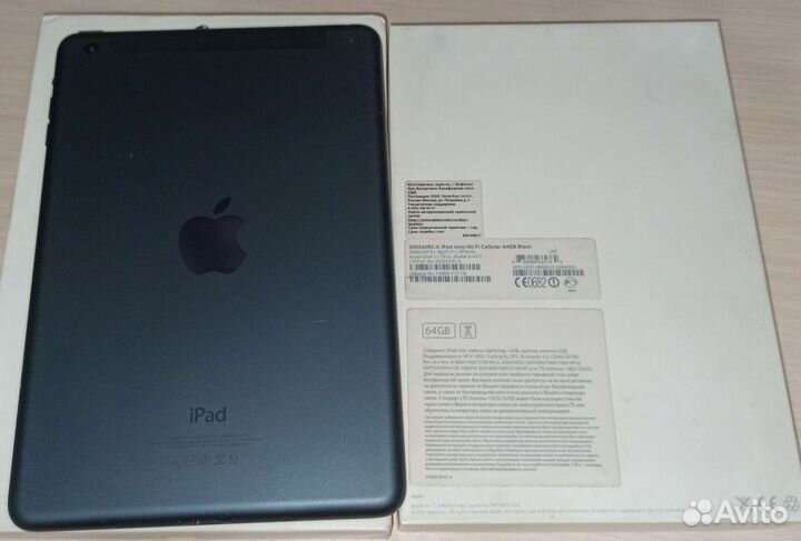 Apple iPad mini cellular 64gb 1 gen