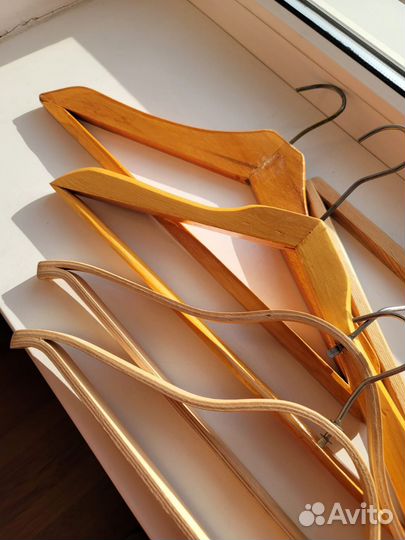 Вешалки СССР дерево 5 шт