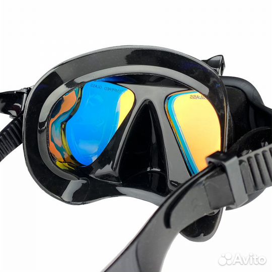 Маска Scorpena X2 просветлён., с креплением для ка