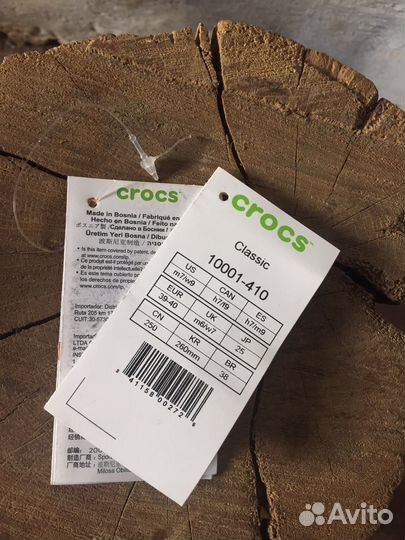 Crocs сабо w9 39-40 размер