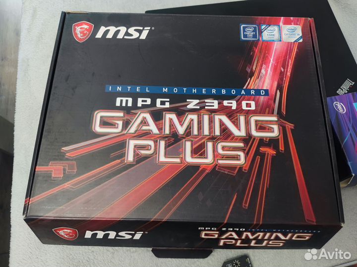 Материнская плата msi z390 gaming plus, i5 9400f
