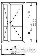 Пластиковая дверь