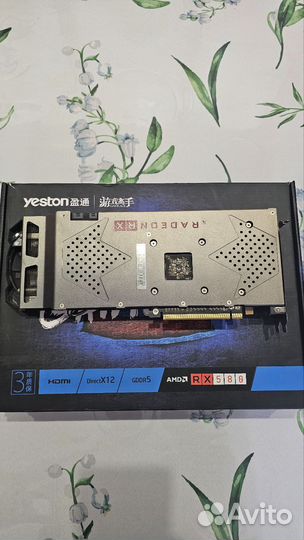 Видеокарта yeston rx 580 4gb