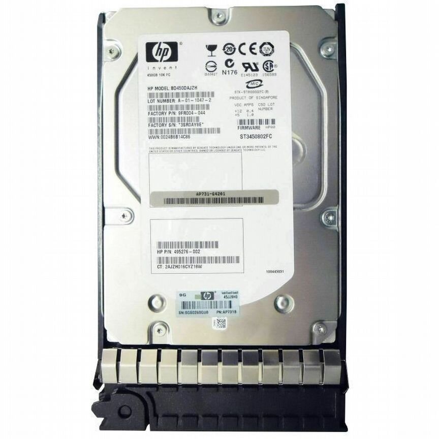 [518734-001] Жесткий Диск Hp Eva 450gb Fibre Channel 518734-001