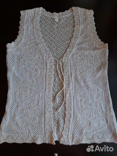 Новый женский вязаный жилет